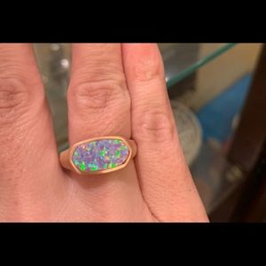 Kendra Scott Purple Holograph Ring